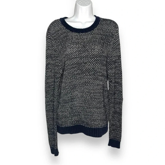 Express Dark Navy Blue Knit Sweater, Women’s Size M - Cozy and Stylish Pullove - Picture 5 of 7